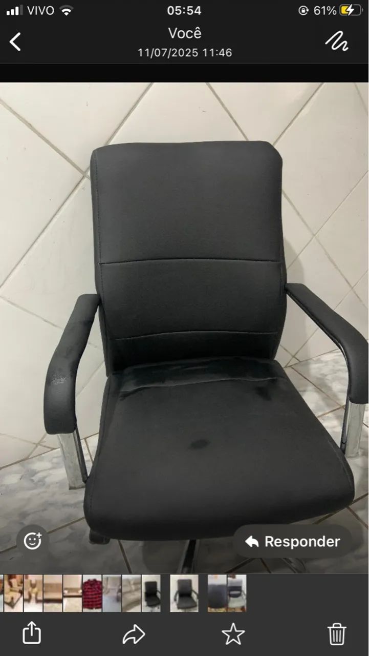 Reforma cadeira de escritório  - Foto 3