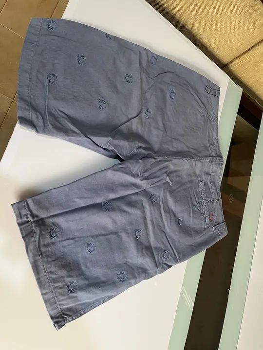 Shorts Fred Perry Azul 44 - Foto 3