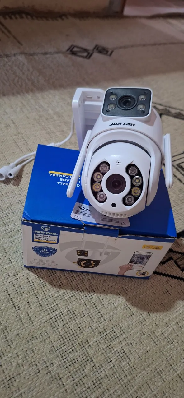 Câmera de Segurança JORTAN Gun Ball Linkage Wi-Fi