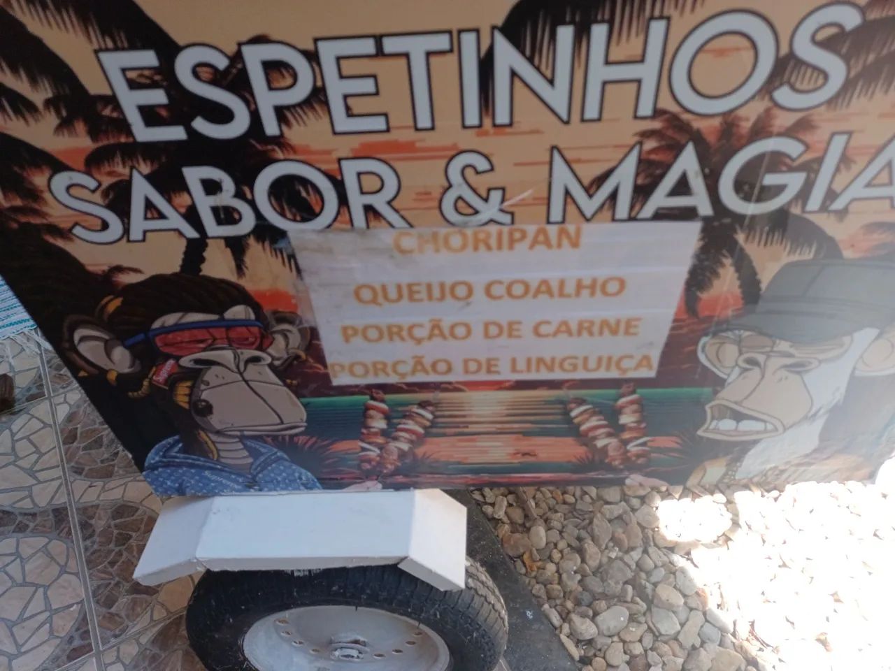 CARRINHO de ESPETINHOS e CHORIPAN.  - Sabor e Magia - Foto 5