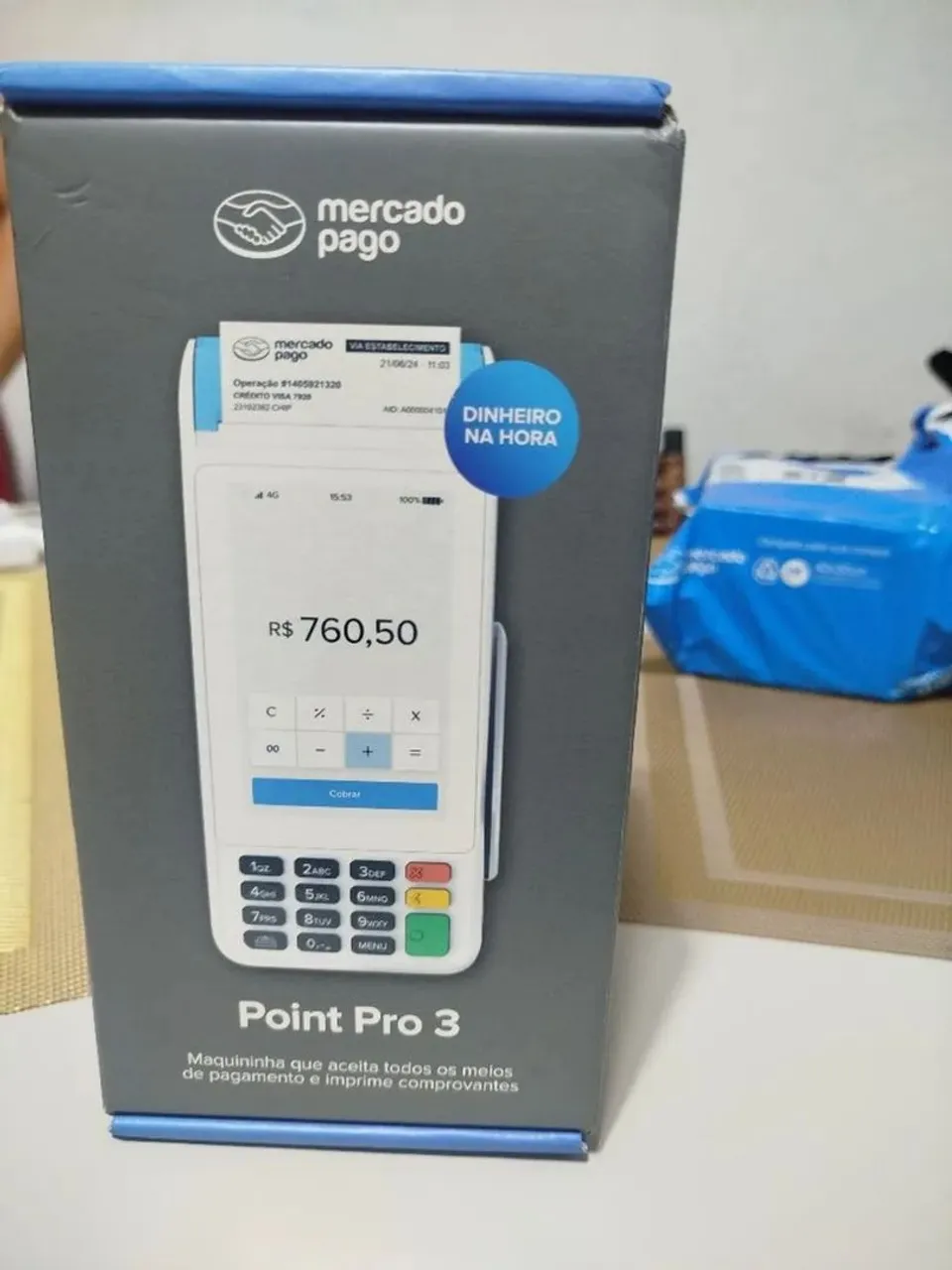 Máquina de Cartão Point Pro 3 - Mercado Pago