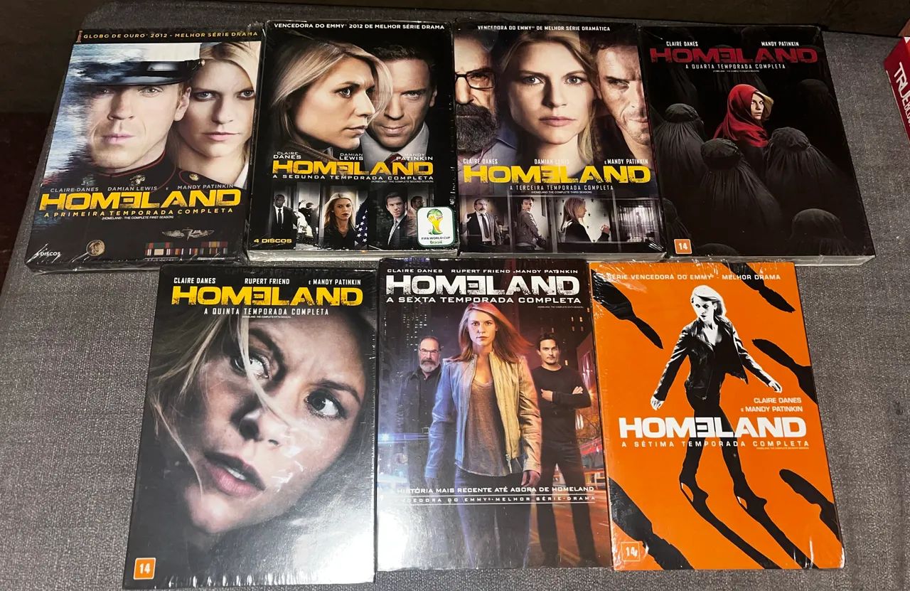 Dvd coleção homeland 1 a 7 temporada original
