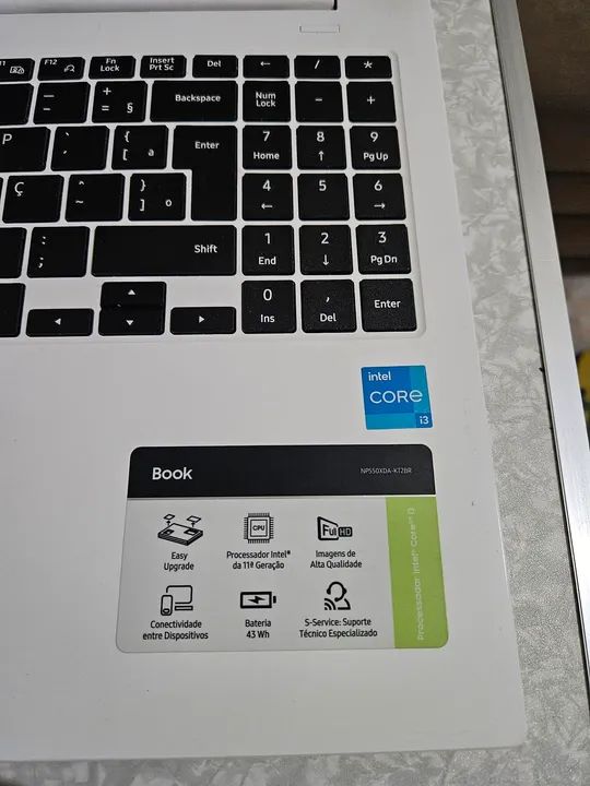 Notebook Samsung Book com tela de 15.6 polegadas - Foto 5