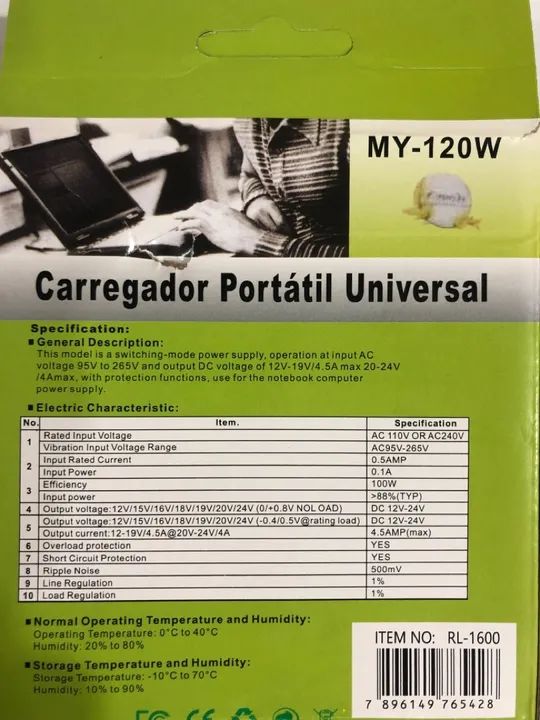 Fonte Carregador Universal Notebook Laptop - Foto 2