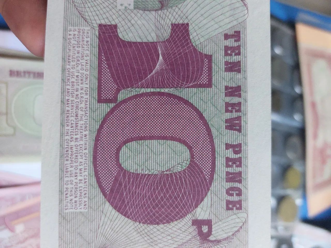 cedula inglaterra- 10 new pence flor de estampa - Foto 3