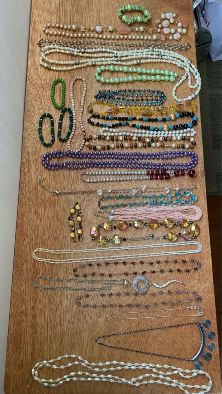 Colares Vintage usados( bijuteria)