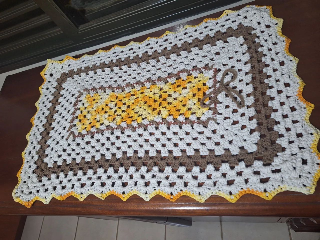 Tapete de crochê. - Foto 3