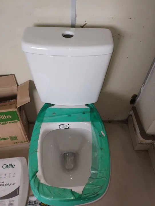 Vaso Acoplado Celite Branco c/furo extra - Foto 2