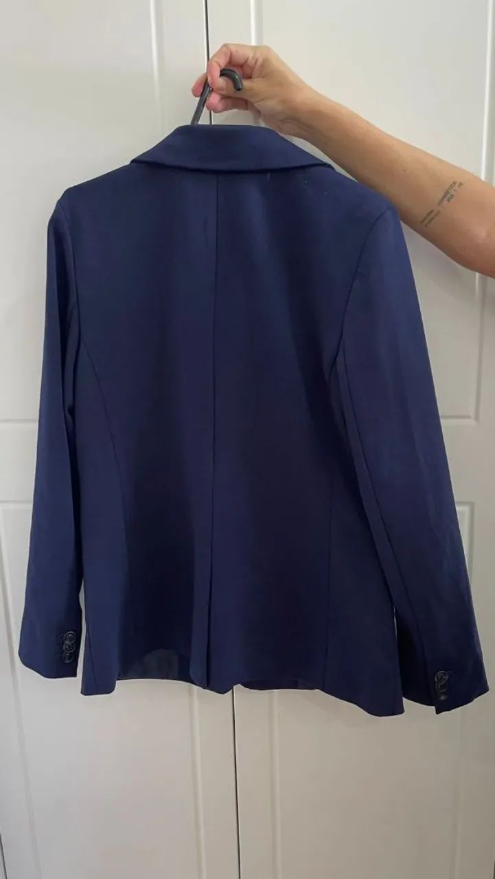 Blazer Azul Marca GAP Tamanho P - Foto 4