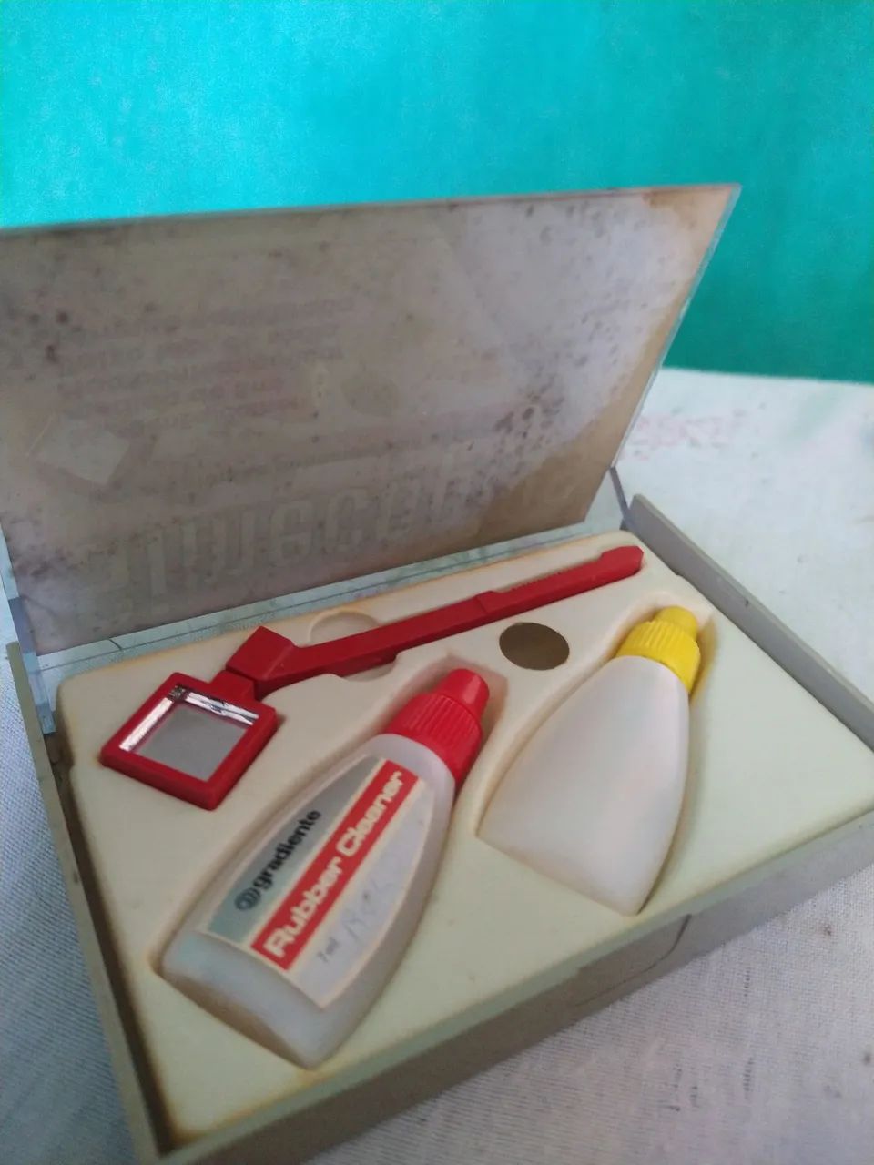 Relíquia Gradiente anos 70/80, Kit de Limpeza para Equipamentos Gradiente - Foto 2