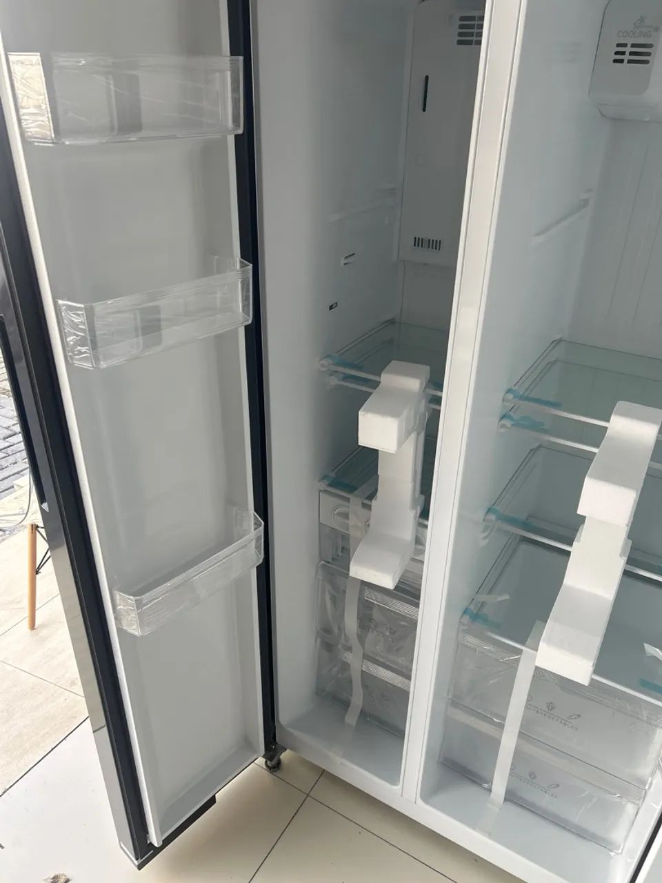 Geladeira Side by Side Midea só 3499 - Foto 3