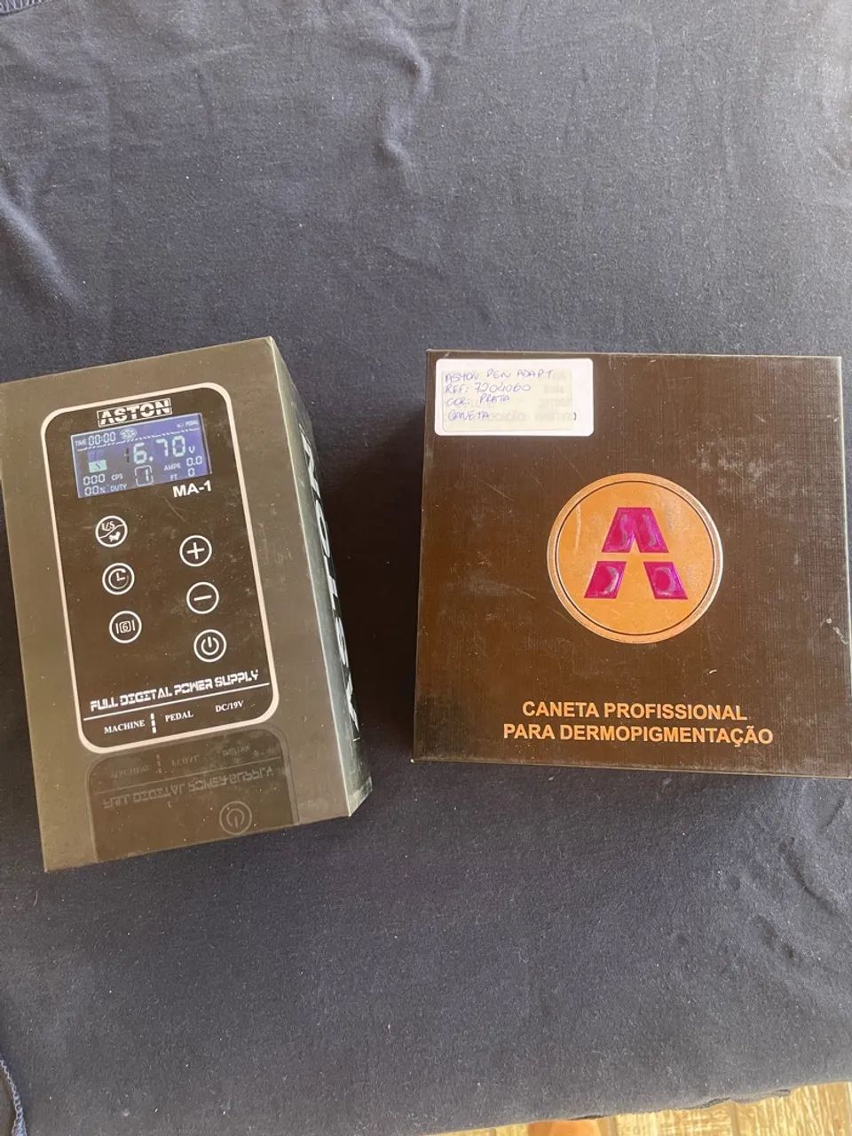 Kit Aston Pen Adapt Prata + Fonte Aston Ma-1 - Foto 2