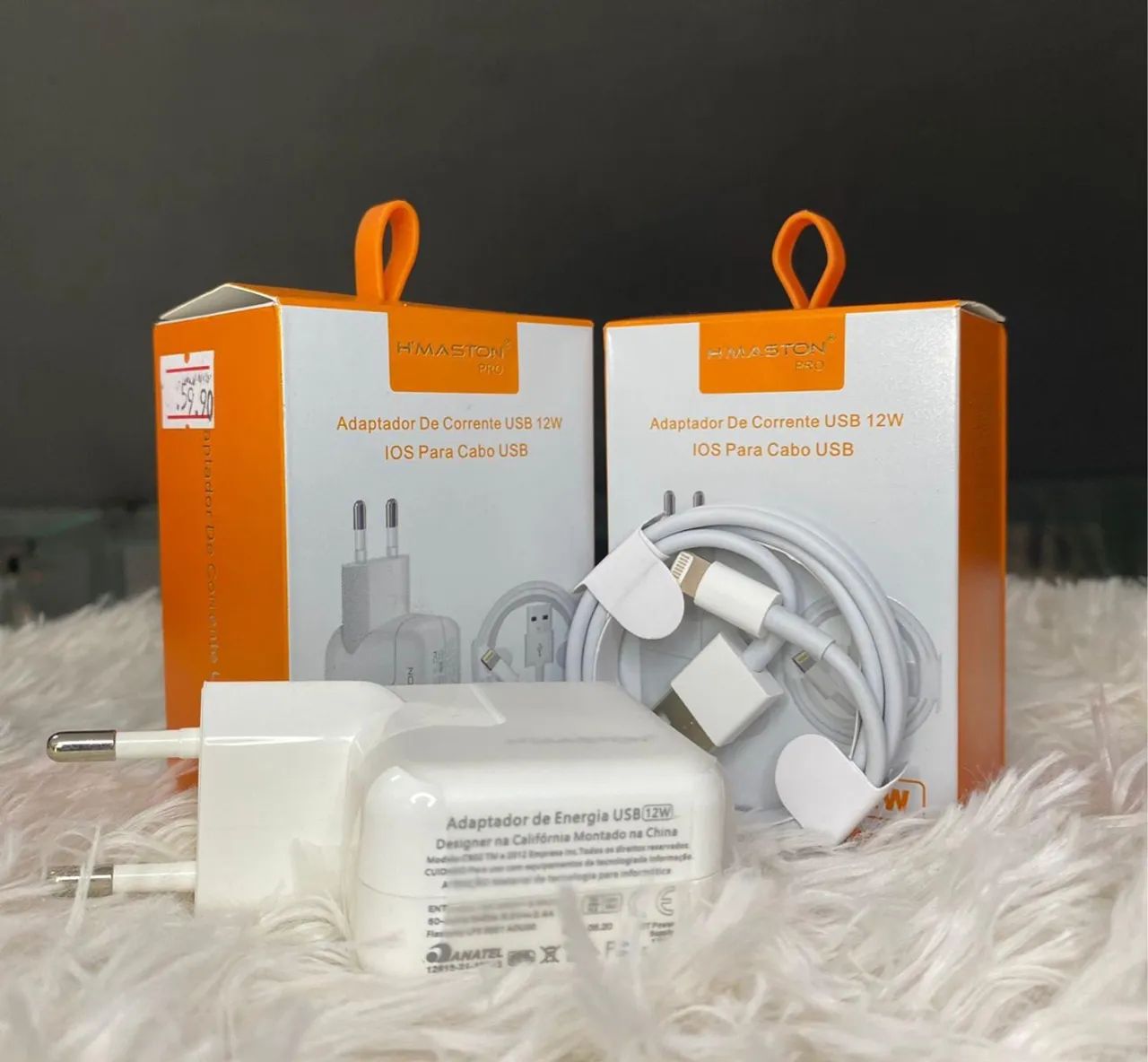 Carregador USB 12W para iOS - H'MASTON - Novo - Foto 4