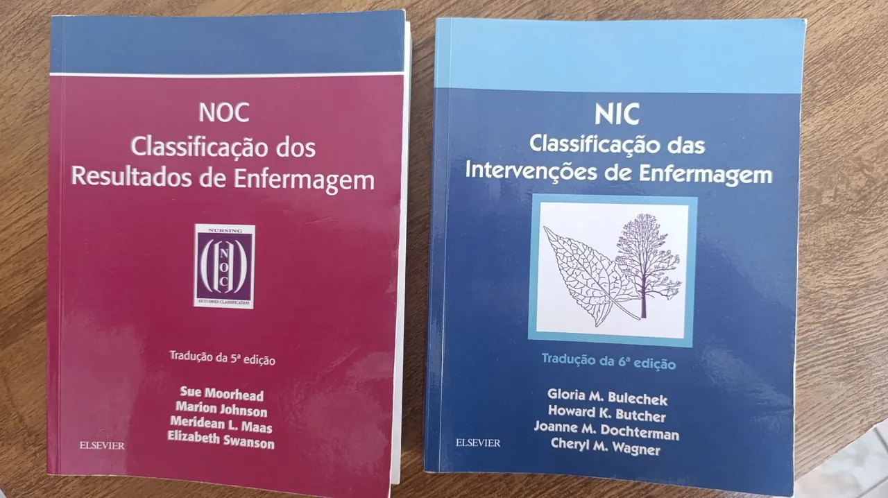 Livros de Enfermagem - NOC e NIC