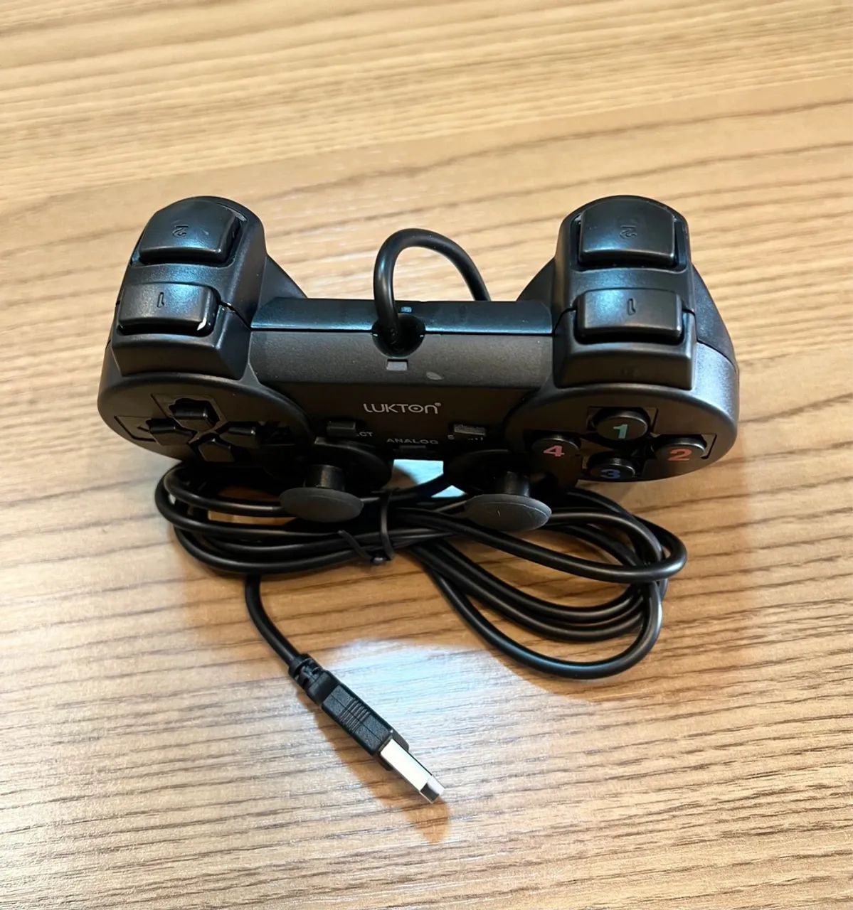 Controle USB Double Shock 2 Lukton para PC - Foto 3