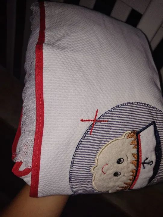 Mosquiteiro para berço - tema marinheiro - Foto 3