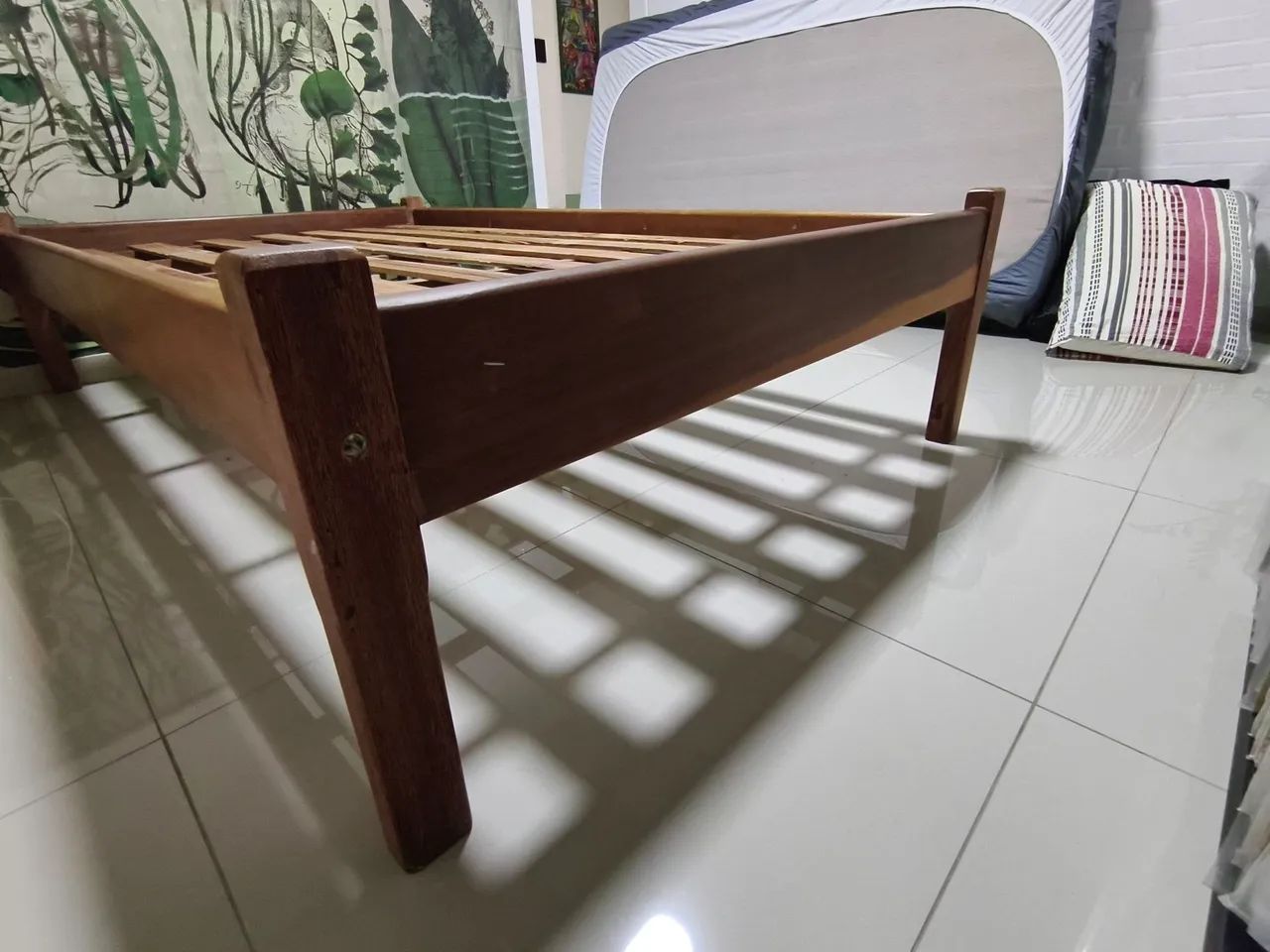 Cama madeira maciça (cedro) - Foto 3