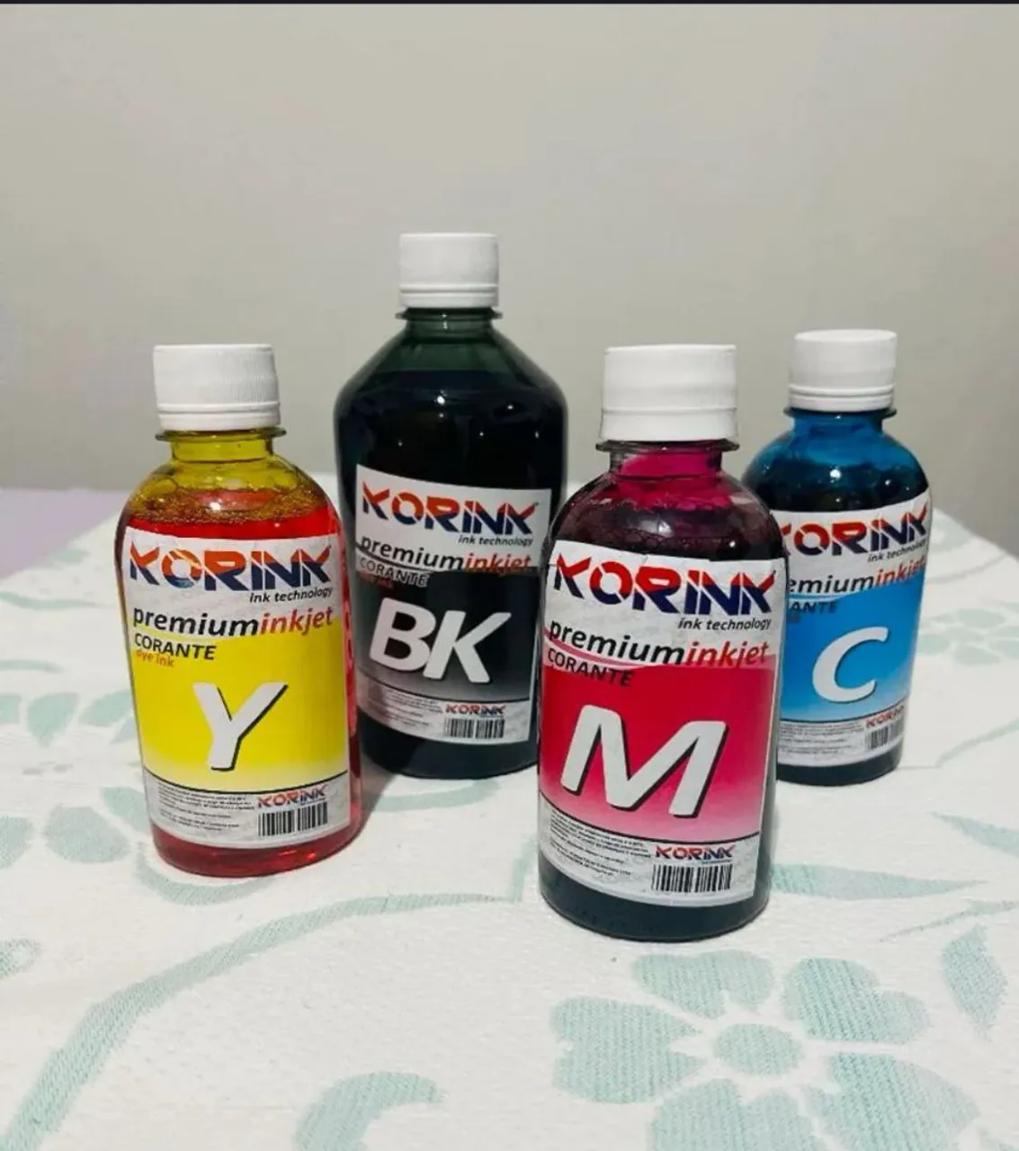 Kit com 4 tintas bulkink