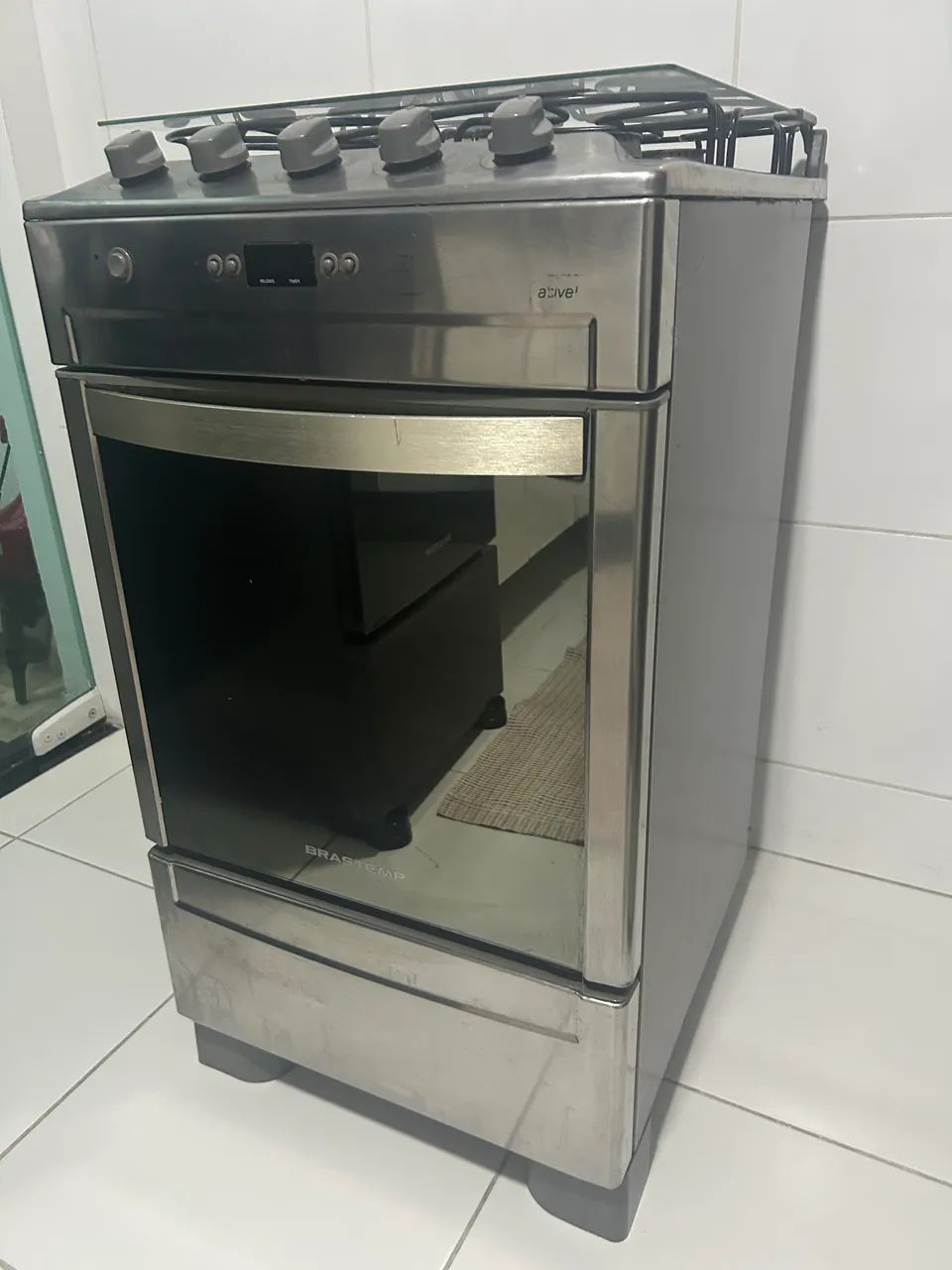 Fogão Brastemp Ative! 4 bocas - Foto 2
