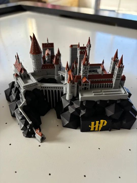 Castelo de Hogwarts em 3D para decoração - Foto 2