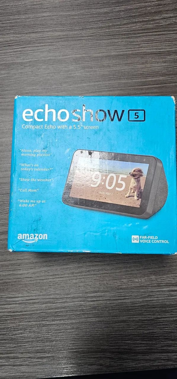 Amazon Econômica Show - tela 5,5" com Alexa - Unidade (Smart Display) - NOVO