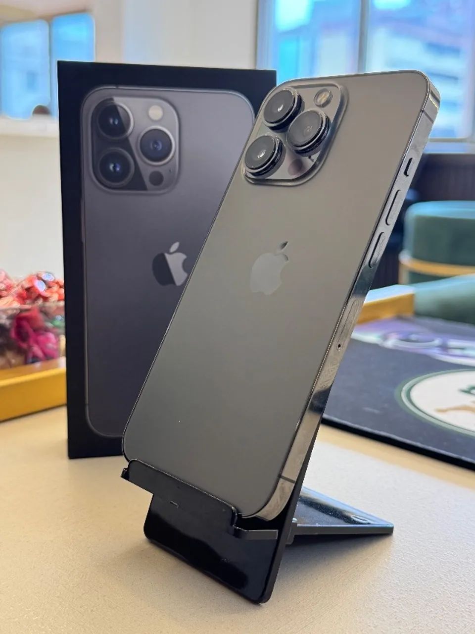 iPhone 13 Pro 256GB Grafite - SEMINOVO - LOJA FÍSICA - Celulares e