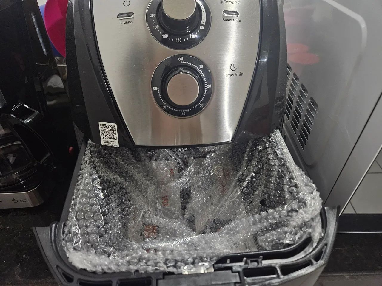 Micro-ondas 25lts + Air Fryer + Cafeteira - Foto 4