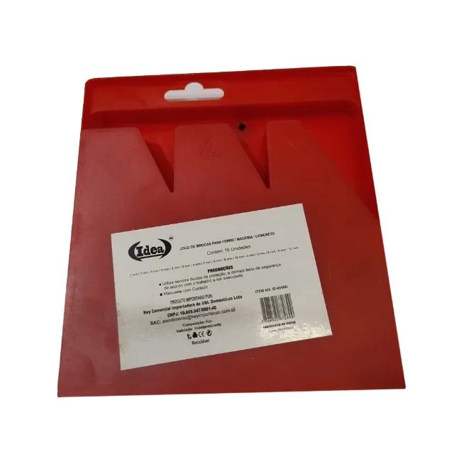 Jogo de Brocas Para Ferro Madeira e Concreto ID-9596B Idea - Foto 4