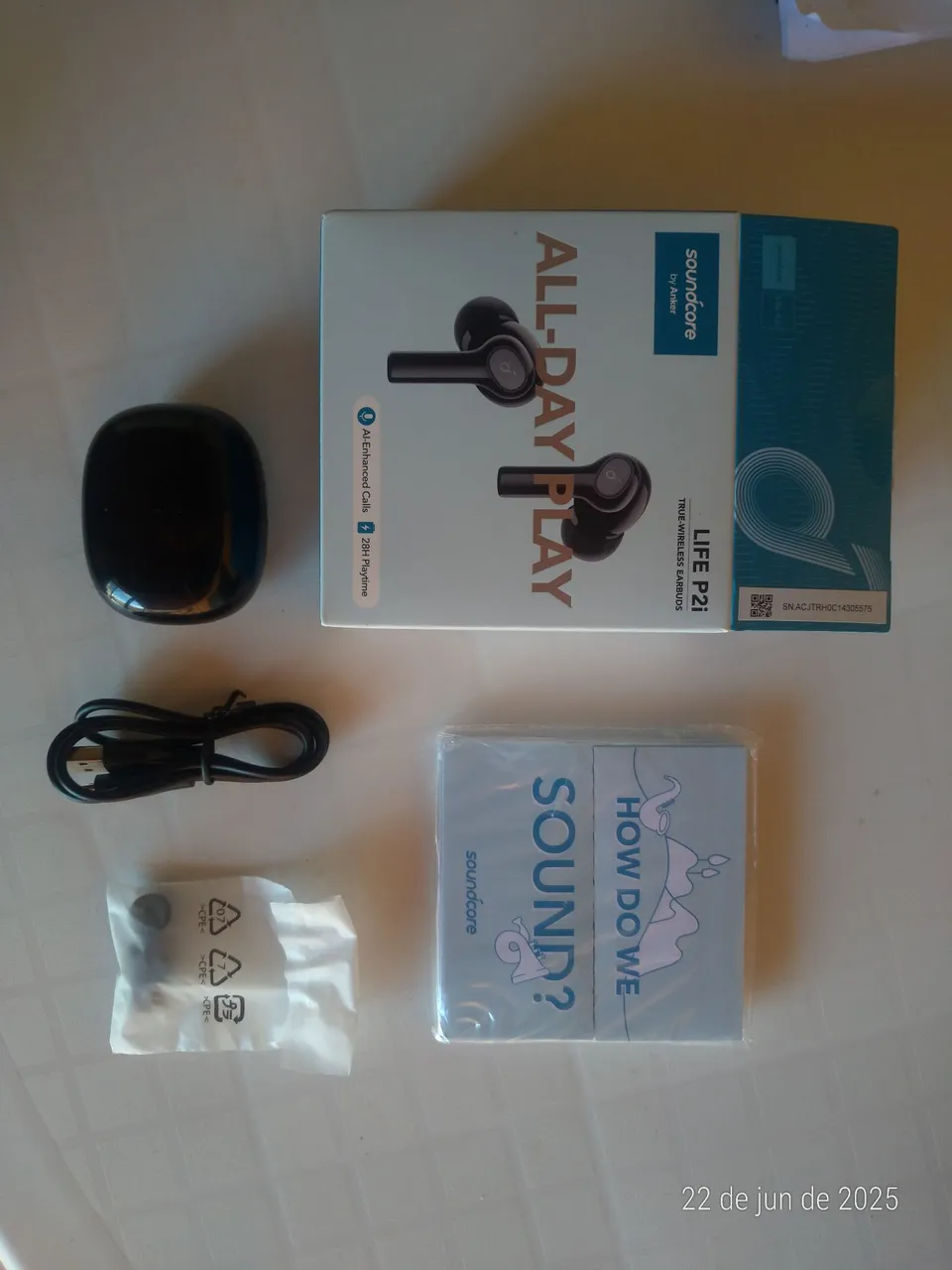Fone de ouvido Anker LIFE P2i