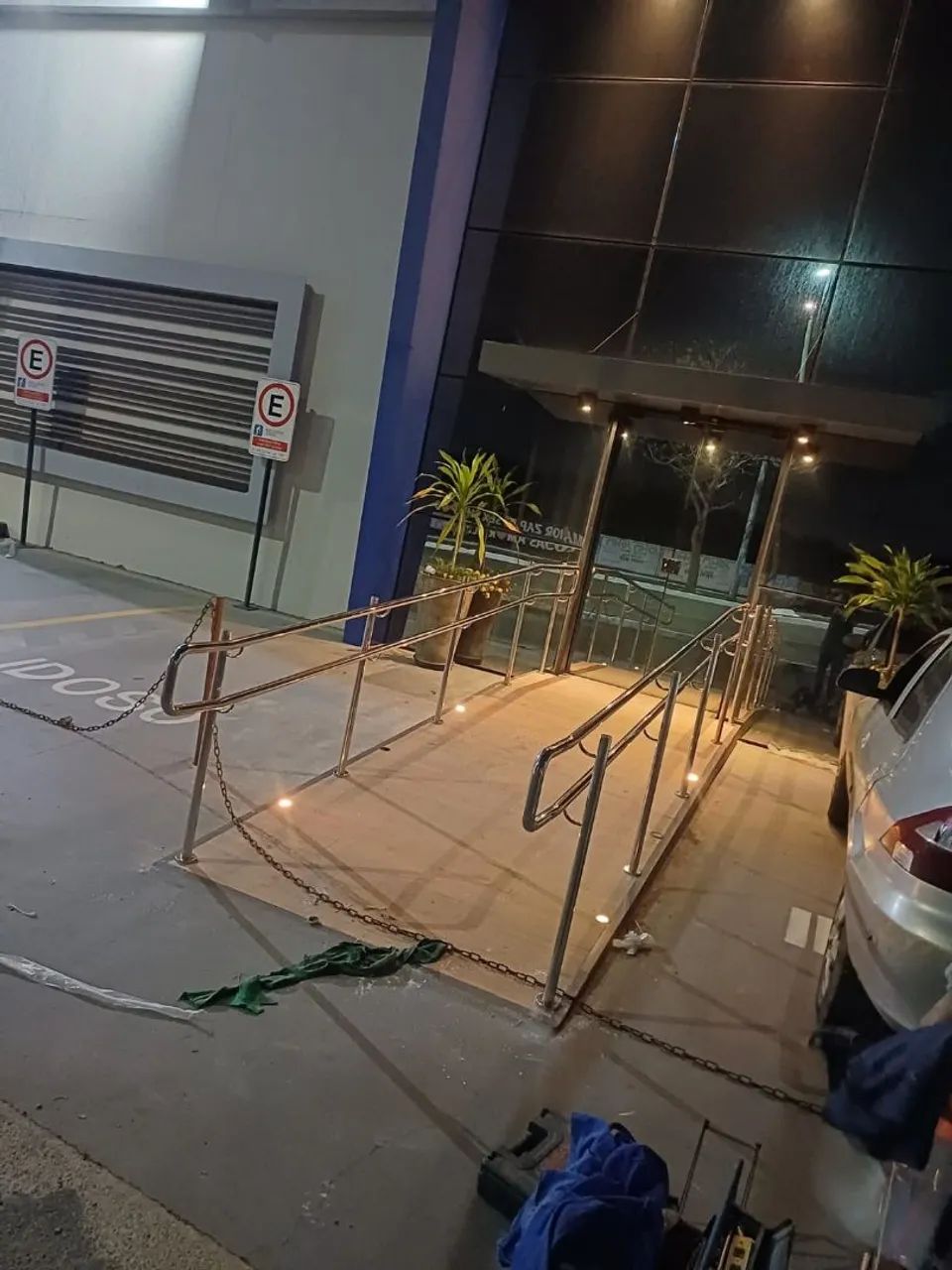 corrimão de inox 