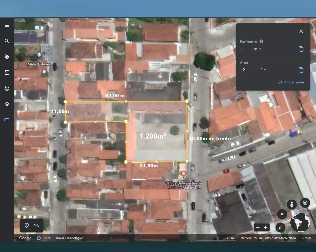 Lote/Terreno para venda tem 1200 metros quadrados em Jardim Esper - Jacareí - SP
