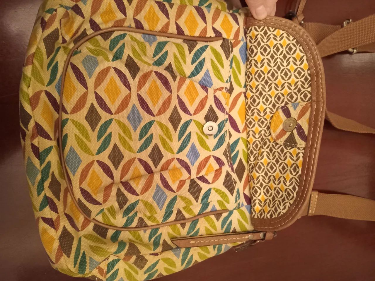 Bolsa Fossil Floral Colorida crossbody shoulder - Foto 5