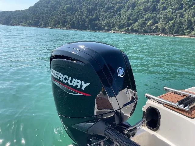 Lancha Focker 19 pés 2006 motor 2025 mercury 4 tempos 100hp - Foto 6