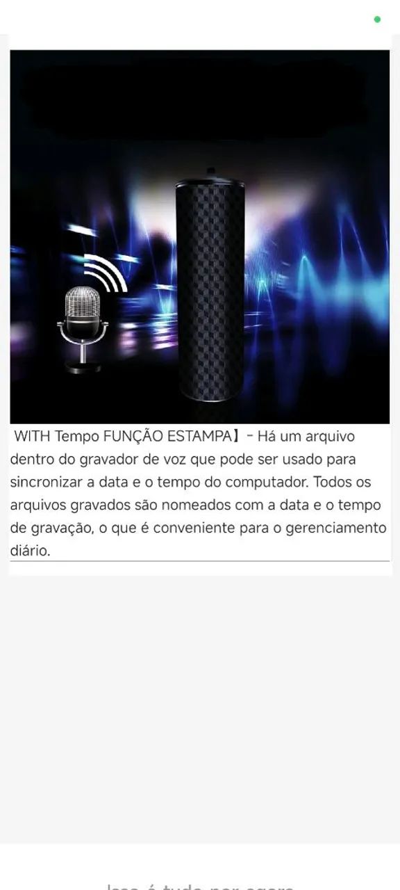 Micro gravador espião magnético  - Foto 3