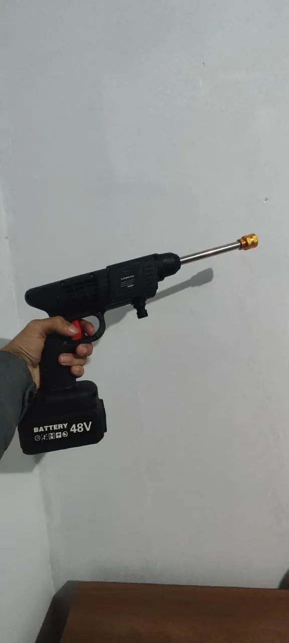 Lavadora de Alta Pressão Portátil 48V ? Bateria Recarregável