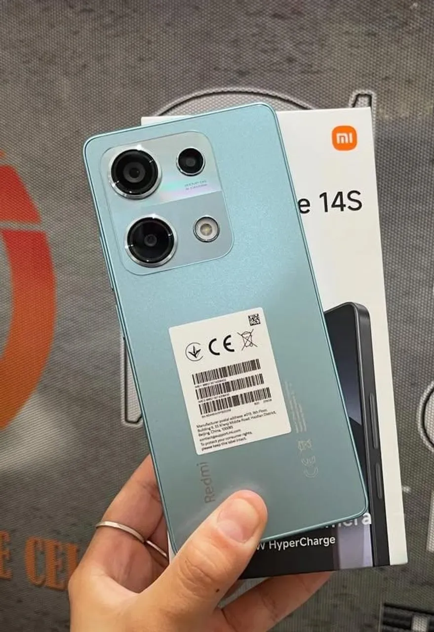 Lacrado - Xiaomi Redmi Note 14s 4G - 256GB Rom / 8GB Ram - Versão Global + Capa e Película