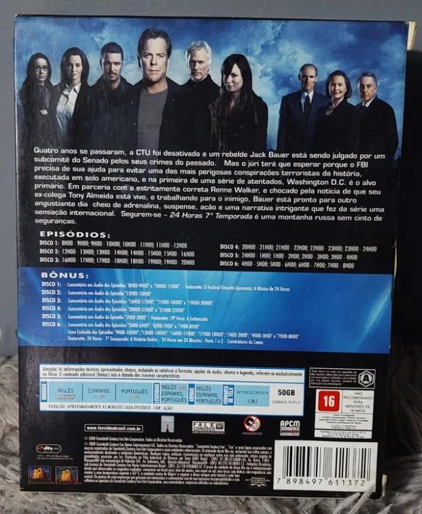 24 Horas - 7ª Temporada Completa (Blu-ray) (6 discos) - Foto 2