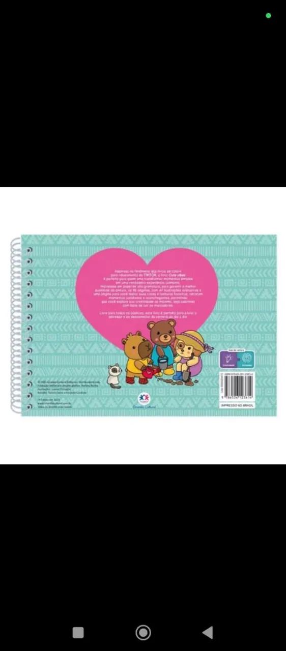 Livro - Cute Vibes - Livro de colorir - Foto 2