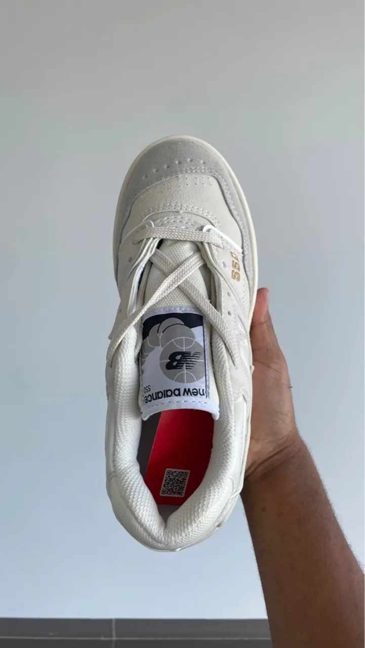 New Balance 550 - Bege e Cinza - Foto 3
