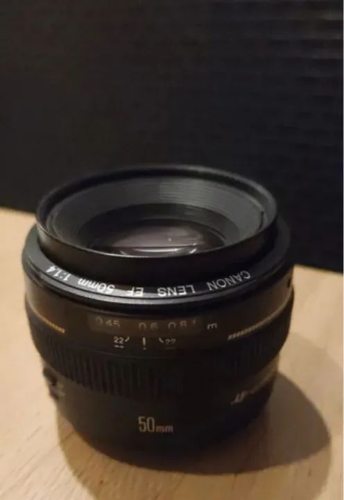Lente Canon EF 50mm f/1.4 USM - Foto 2