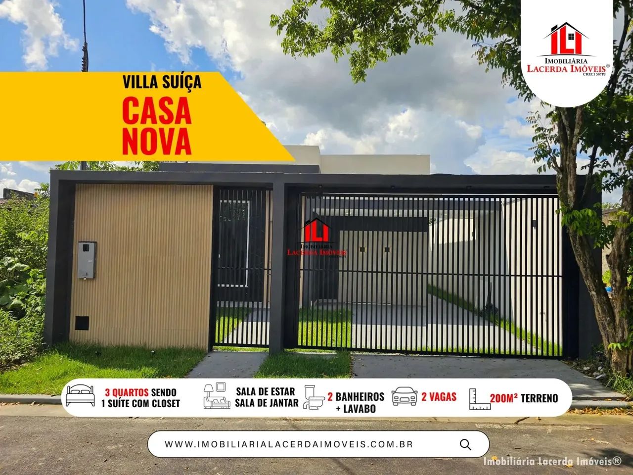 Residencial Villa Suíça Manaus, Casa com 3 quartos - Foto 2