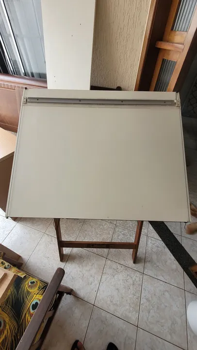 Mesa Cavalete para Desenho Estudente + Banqueta de Brinde!