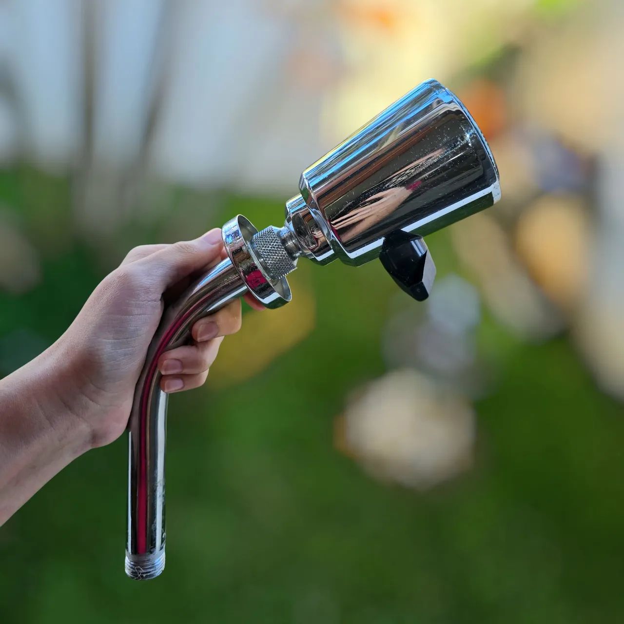 Chuveiro de Parede Fabrimar Verano Cromado com Alavanca Preta - Foto 5