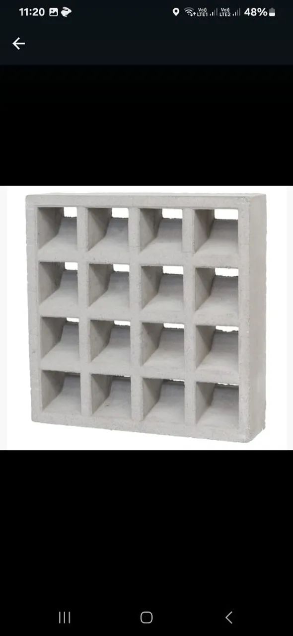 Cobogo 16 furos anti chuva - Foto 3