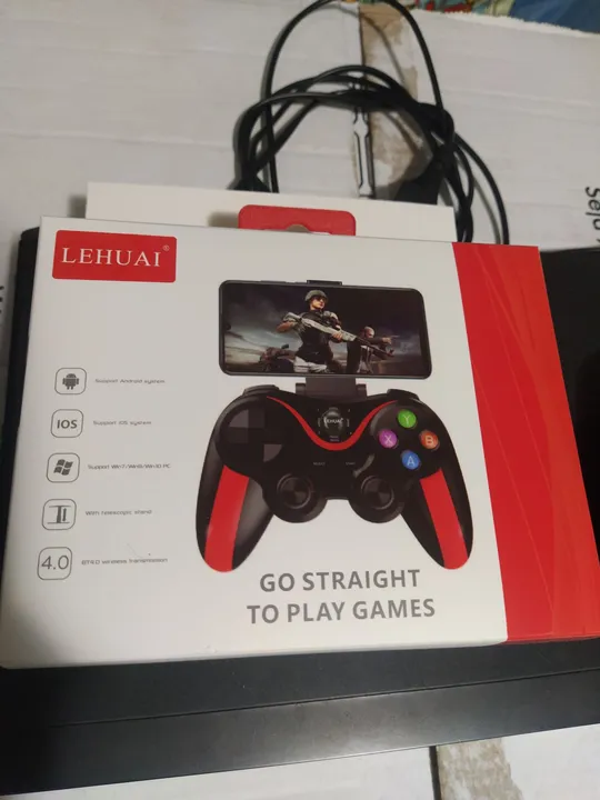 Controle de Jogo para Celulares/PC Lehuai - Go Straight (Novo)Games bluetooth!
