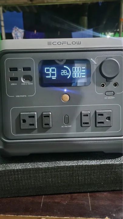 EcoFlow River 2 Max - Estação de Energia Portátil 1000W / 512Wh - Foto 2