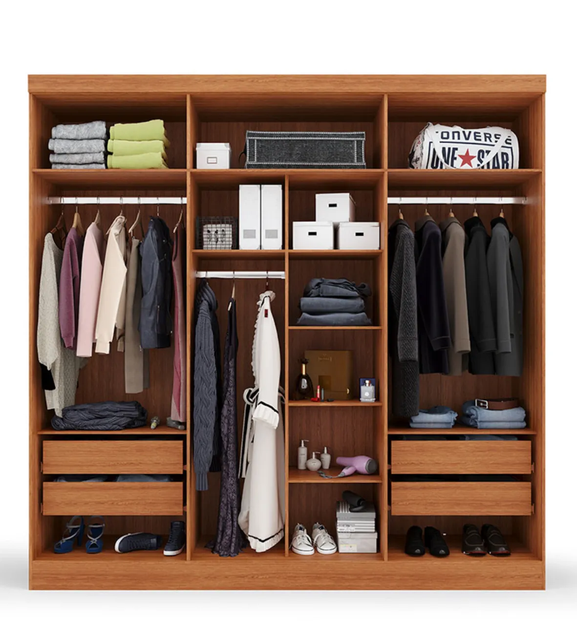 Guarda Roupa Casal 06 Portas Novo