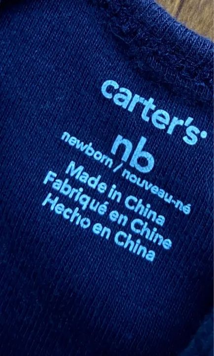 Dupla carters rn bebe menino body e calça pinguim - Foto 4