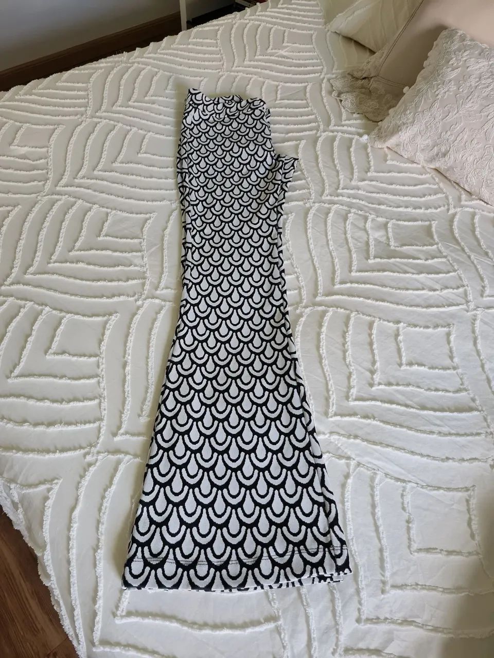 Calça Flare com Estampa Escama de Peixe - Foto 2
