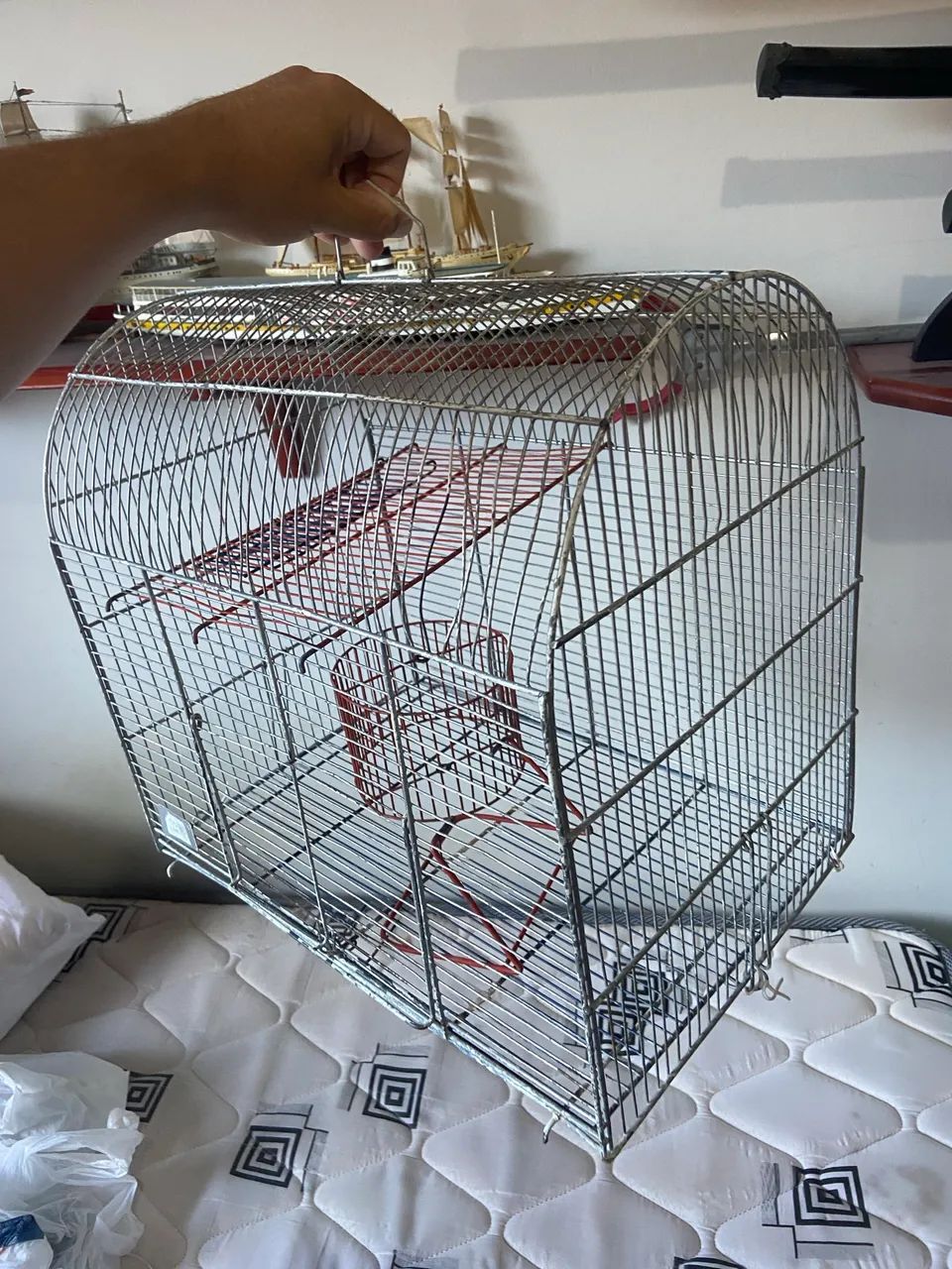 Gaiola para roedores etc, de 3 andares 